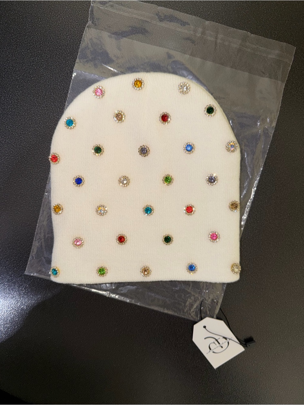 “Candy Rain” Skull Beanie